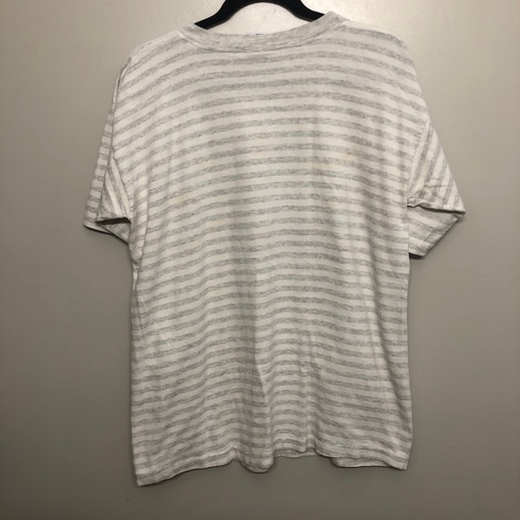 British car show 95 striped shirt gray vtg large - Picture 6 of 6